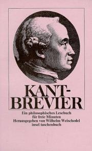 Kant-Brevier. Ein philosophisches Lesebuch für freie Minuten. by Immanuel Kant