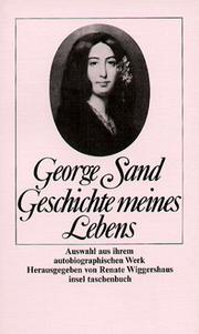 Geschichte meines Lebens. Aus ihrem autobiographischen Werk by George Sand
