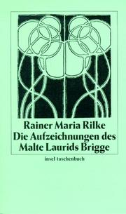 Aufzeichnungen Des Malte Laurids Brigge (Insel Taschenbuch) by Rainer Maria Rilke