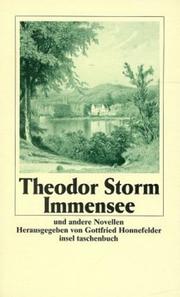 Immensee und andere Novellen by Theodor Storm
