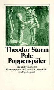 Pole Poppenspäler und andere Novellen by Theodor Storm