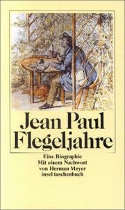 Flegeljahre by Jean Paul