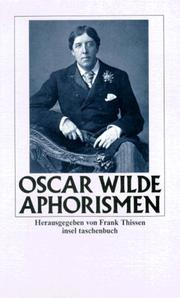 Aphorismen. by Oscar Wilde