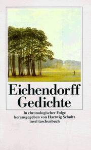Gedichte by Joseph von Eichendorff