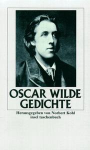 Gedichte. by Oscar Wilde