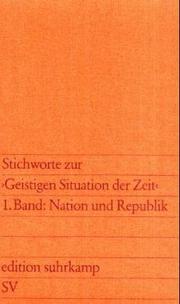 Stichworte Zur Geistigen Situation Der Zeit, Vol. 2  (German Edition) by Jürgen Habermas
