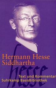 Siddhartha by Hermann Hesse