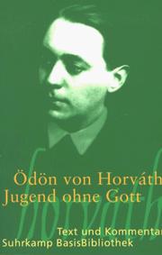 Jugend ohne Gott by Ödön von Horváth