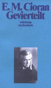 Gevierteilt by Emil Michel Cioran