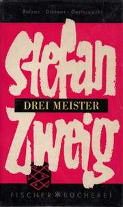 Drei Meister by Stefan Zweig