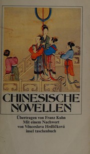 Chinesische Novellen by Věnceslava Hrdličková