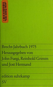 Brecht Yearbook 5, 1975 by Princeton University Press.