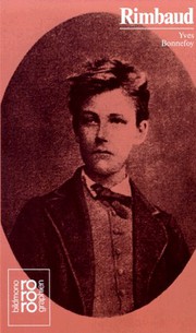 Arthur Rimbaud by Yves Bonnefoy