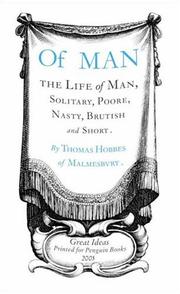Of Man by Thomas Hobbes
