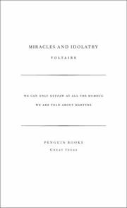 Miracles and Idolatry by Voltaire