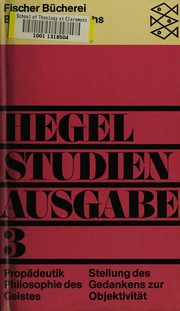 Studienausgabe by Georg Wilhelm Friedrich Hegel
