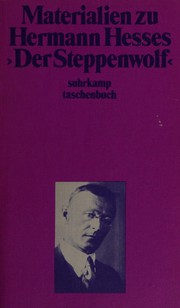 Materialien zu Hermann Hesses Der Steppenwolf by Volker Michels