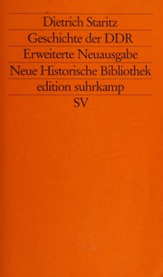 Geschichte der DDR by Dietrich Staritz