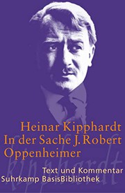 In der Sache J. Robert Oppenheimer by Heinar Kipphardt