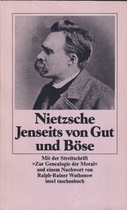 Jenseits von Gut und Böse by Friedrich Nietzsche