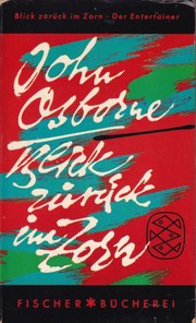 Blick zurück im Zorn by John Osborne