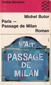 Paris, Passage de Milan by Michel Butor