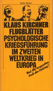Flugblätter by Klaus Kirchner