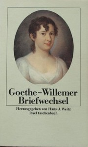 Briefwechsel mit Marianne und Johann Jakob Willemar by Johann Wolfgang von Goethe