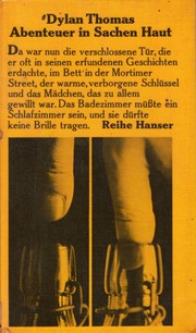 Abenteuer in Sachen Haut by Dylan Thomas