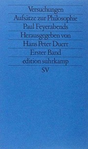Versuchungen by Hans Peter Duerr