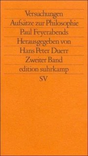 Versuchungen by Hans Peter Duerr