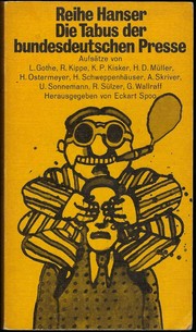 Die Tabus der bundesdeutschen Presse by 