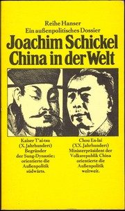 China in der Welt by Joachim Schickel