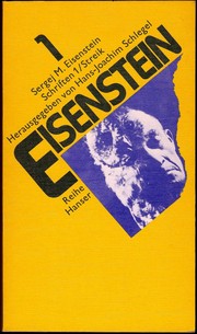 Schriften by Sergei Eisenstein