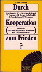 Durch Kooperation zum Frieden? by Ulrich Albrecht