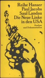 Die neue Linke in den USA by Paul Jacobs