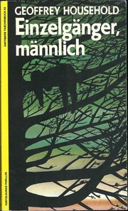 Einzelgänger, männlich by Geoffrey Household