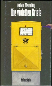 Die violetten Briefe by Gerhard Mensching