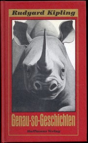 Genau-so-Geschichten by Rudyard Kipling