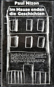 Im Hause enden die Geschichten by Paul Nizon