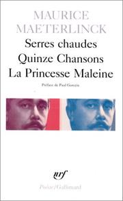 Serres chaudes by Maurice Maeterlinck