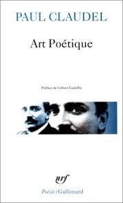Art poétique by Paul Claudel