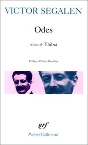 Odes by Victor Segalen