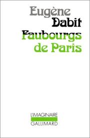 Faubourgs de Paris by Eugène Dabit