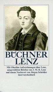 Lenz Erzählung. Mit Materialien zum Text. by Georg Büchner