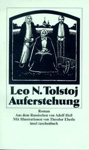 Auferstehung. Roman. by Лев Толстой
