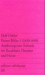 Pariser Bilder by Dolf Oehler