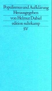 Populismus und Aufklärung by Helmut Dubiel