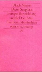 Europas Entwicklung und die Dritte Welt by Menzel