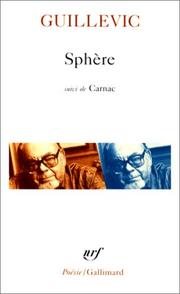 Sphère by Eugène Guillevic